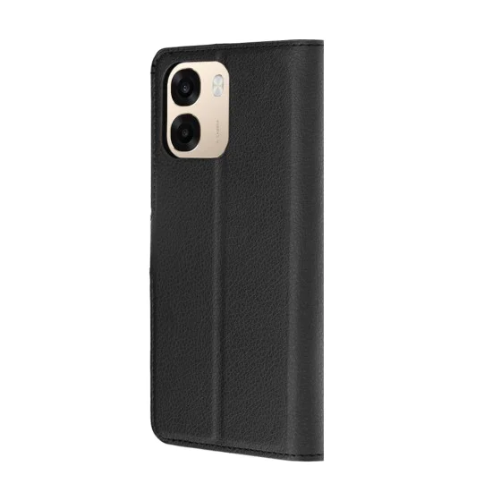 Калъф за Oppo A6 4G / A6x 4G / 5G / A6k 4G - Leather Folio - Techsuit - Черен