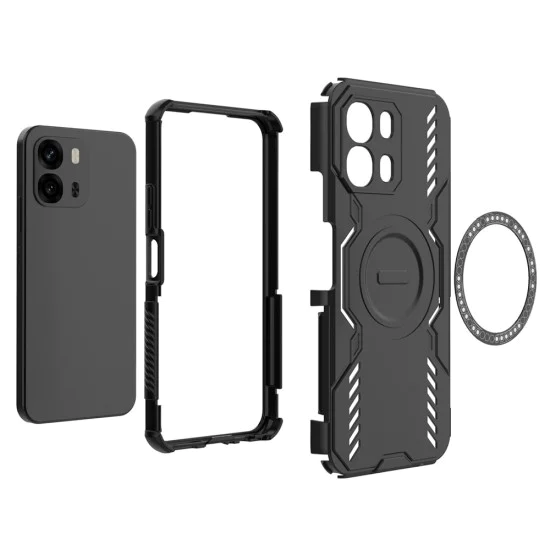 Калъф за Oppo A6 4G - ArmorMag Case - Techsuit - Черен