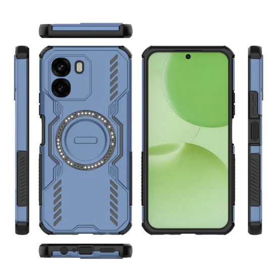 Калъф за Oppo A6 4G - ArmorMag Case - Techsuit - Син