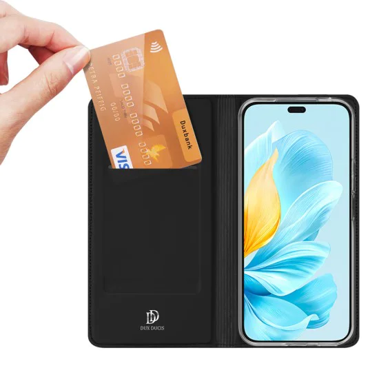 Калъф за Oppo A6 4G - Magskin Book - Techsuit - Черен