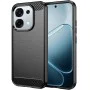 Калъф – Oppo A6 Pro 4G / 5G – Techsuit Carbon Silicone – Черен