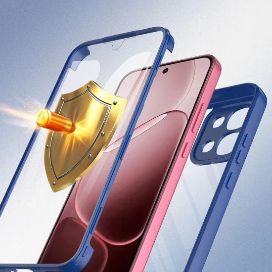 Калъф за Oppo A6 Pro 4G / 5G - Techsuit ColorVerse 360 Series + Протектор - Син