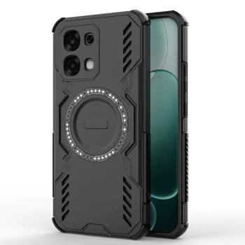 Калъф за Oppo A6 Pro 4G / A6 Pro 5G - ArmorMag Case - Techsuit - Черен