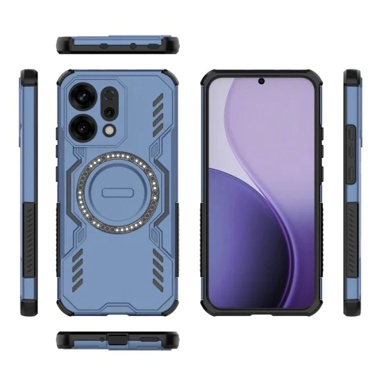 Калъф за Oppo A6 Pro 4G / A6 Pro 5G - ArmorMag Case - Techsuit - Син