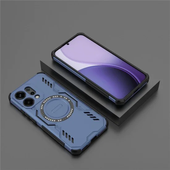 Калъф за Oppo A6 Pro 4G / A6 Pro 5G - ArmorMag Case - Techsuit - Син