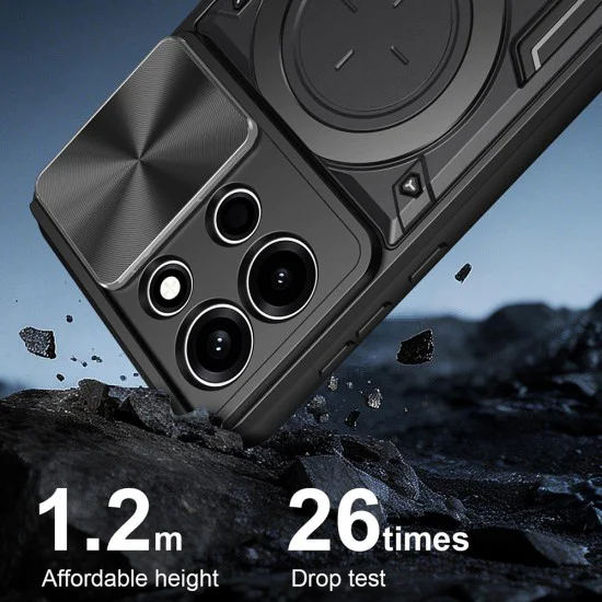 Калъф за Oppo A6 Pro 4G / A6 Pro 5G - CamGuard Pro - Techsuit - Червен