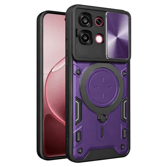 Калъф за Oppo A6 Pro 4G / A6 Pro 5G - CamGuard Pro - Techsuit - Лилав
