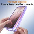 Калъф за Oppo A6 Pro 4G / A6 Pro 5G - ColorVerse 360 Series + протектор - Techsuit - Лилав