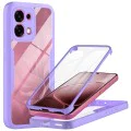 Калъф за Oppo A6 Pro 4G / A6 Pro 5G - ColorVerse 360 Series + протектор - Techsuit - Лилав