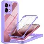 Калъф за Oppo A6 Pro 4G / A6 Pro 5G - ColorVerse 360 Series + протектор - Techsuit - Лилав