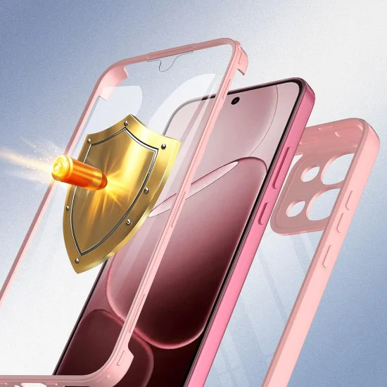 Калъф за Oppo A6 Pro 4G / A6 Pro 5G - ColorVerse 360 Series + протектор - Techsuit - Розов