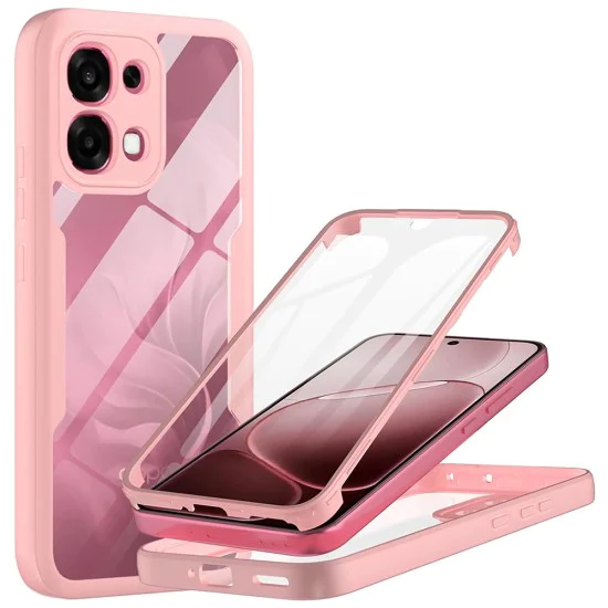 Калъф за Oppo A6 Pro 4G / A6 Pro 5G - ColorVerse 360 Series + протектор - Techsuit - Розов