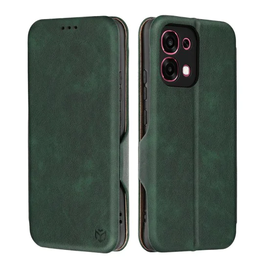 Калъф за Oppo A6 Pro 4G / A6 Pro 5G - Safe Wallet Plus - Techsuit - Зелен