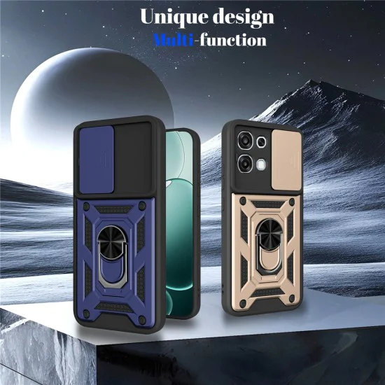 Калъф за Oppo A6 Pro 4G / A6 Pro 5G – Techsuit CamShield Series – Черен