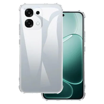 Калъф за Oppo A6 Pro 4G / A6 Pro 5G - Techsuit - Shockproof Clear Silicone - Прозрачен
