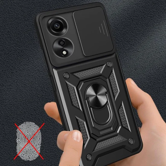 Калъф за Oppo A60 4G - CamShield Series - черен