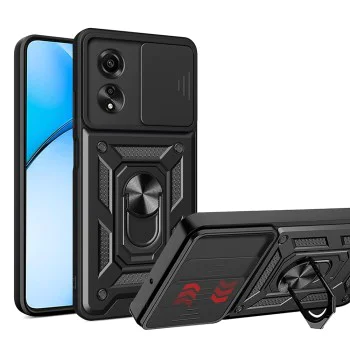 Калъф за Oppo A60 4G - CamShield Series - черен