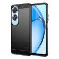 Калъф за Oppo A60 4G - Carbon Silicone - Черен
