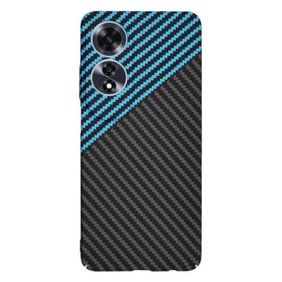 Калъф за Oppo A60 4G - Carbonite FiberShell - Blue Pulse