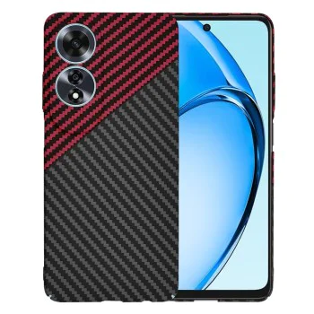 Калъф за Oppo A60 4G - Carbonite FiberShell - Red Vortex