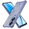 Калъф за Oppo A60 4G - Techsuit - Удароустойчив Clear Silicone - Опушено Черен