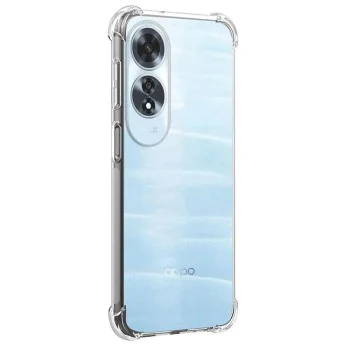 Калъф за Oppo A60 4G - Удароустойчив Clear Clear Silicone - Clear