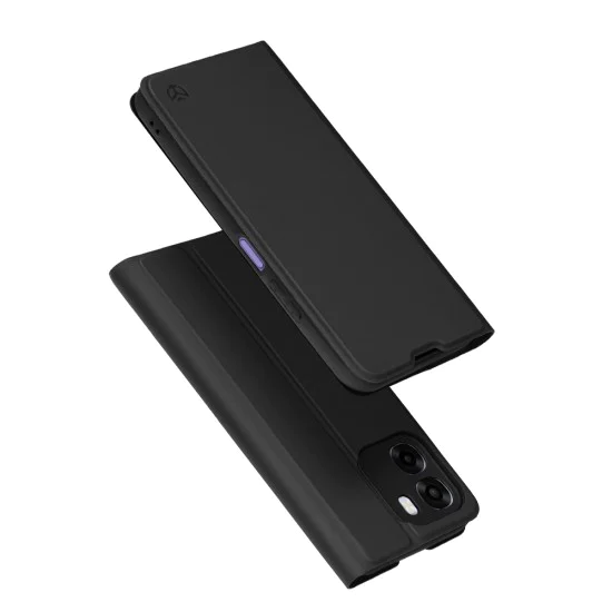 Калъф за Oppo A6x 4G / 5G / A6k 4G - Magskin Book - Techsuit - Черен
