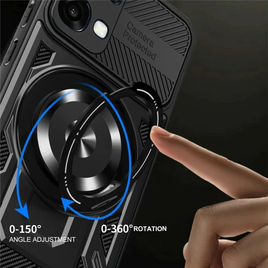 Калъф за Oppo A6x 4G / 5G / A6k 4G - RuggedCam - Techsuit - Син