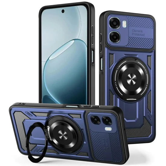 Калъф за Oppo A6x 4G / 5G / A6k 4G - RuggedCam - Techsuit - Син