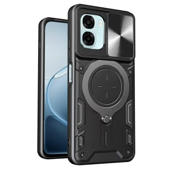 Калъф за Oppo A6x 4G / A6x 5G - CamGuard Pro - Techsuit - Черен