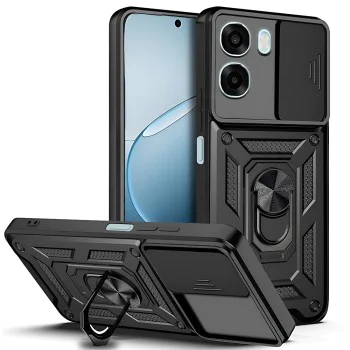 Калъф за Oppo A6x 4G / A6x 5G - CamShield Series - Techsuit - Черен