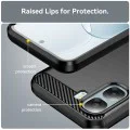 Калъф за Oppo A6x 4G / A6x 5G - Carbon Silicone - Techsuit - Черен