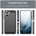 Калъф за Oppo A6x 4G / A6x 5G - Carbon Silicone - Techsuit - Черен