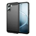 Калъф за Oppo A6x 4G / A6x 5G - Carbon Silicone - Techsuit - Черен