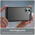 Калъф за Oppo A6x 4G / A6x 5G - Carbon Silicone - Techsuit - Черен
