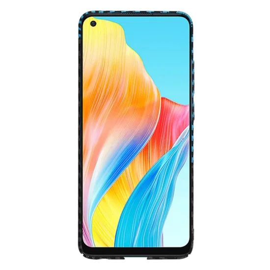 Калъф за Oppo A78 4G - Carbonite FiberShell - Blue Pulse