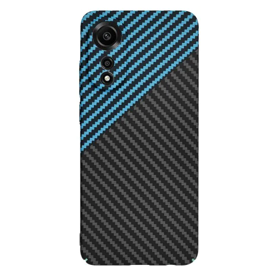 Калъф за Oppo A78 4G - Carbonite FiberShell - Blue Pulse
