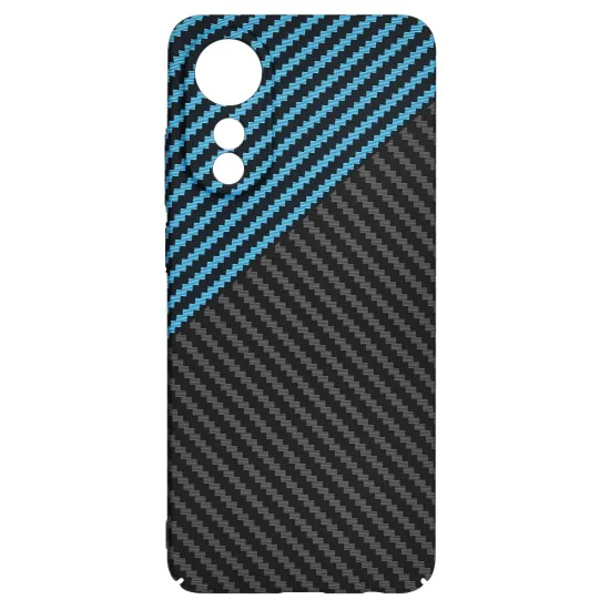 Калъф за Oppo A78 4G - Carbonite FiberShell - Blue Pulse
