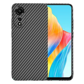 Калъф за Oppo A78 4G - Carbonite FiberShell - Черен