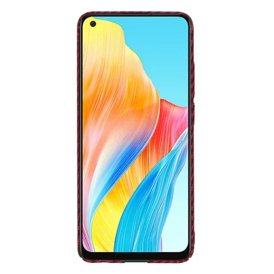 Калъф за Oppo A78 4G - Carbonite FiberShell - Червен
