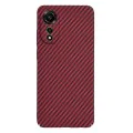 Калъф за Oppo A78 4G - Carbonite FiberShell - Червен