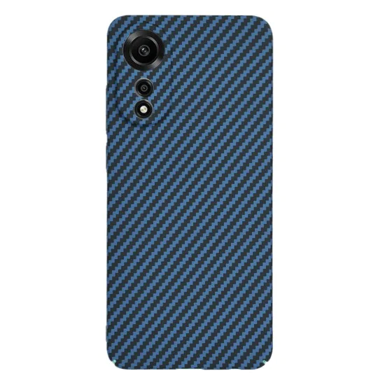 Калъф за Oppo A78 4G - Carbonite FiberShell - Cyan