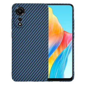 Калъф за Oppo A78 4G - Carbonite FiberShell - Cyan