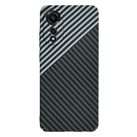 Калъф за Oppo A78 4G - Carbonite FiberShell - Stealth Gray