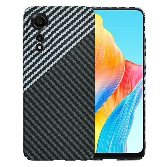 Калъф за Oppo A78 4G - Carbonite FiberShell - Stealth Gray