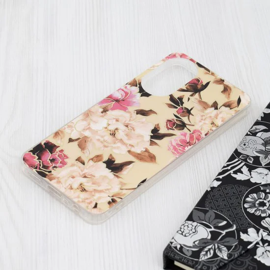 Калъф за Oppo A78 4G - Серия Marble - Mary Berry Nude