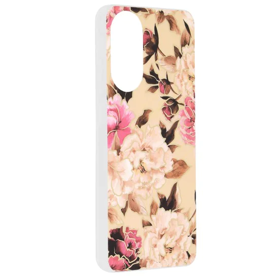 Калъф за Oppo A78 4G - Серия Marble - Mary Berry Nude