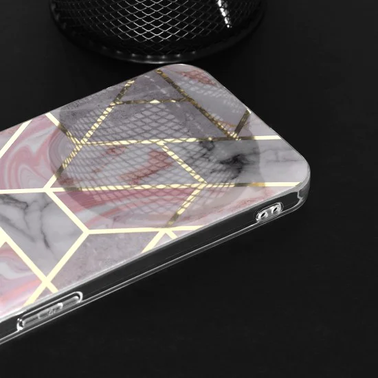 Калъф за Oppo A78 4G - Серия Marble - Pink Hex