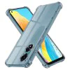 Калъф за Oppo A78 4G - Techsuit - Удароустойчив Clear Silicone - Опушено Черен