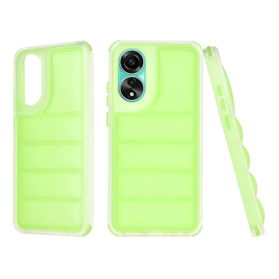 Калъф за Oppo A78 4G - Wave Shield - Зелен